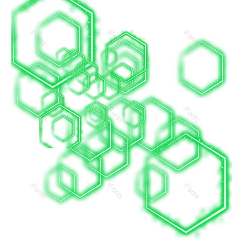 底纹图片,科技光元素,绿色PNG,光芒免抠素材